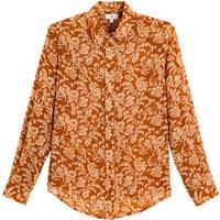 Recycled Floral Print Shirt with Long Sleeves