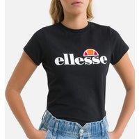 Logo Print Cotton T-Shirt with Short Sleeves