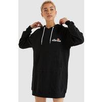 Hooded Mini Sweatshirt Dress in Cotton Mix