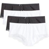 Pack of 4 Maternity Shorts with Lace Trim