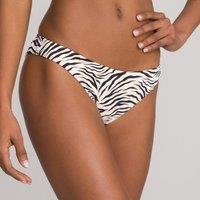 Tanga Bikini Bottoms in Zebra Print