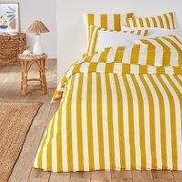 Hendaye Striped 100% Cotton Reversible Duvet Cover