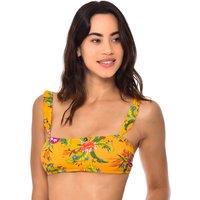 Danlo Aroha Bikini Top in Floral Print with Ruffles