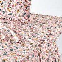 Callas Floral 100% Washed Cotton Flat Sheet