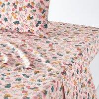 Callas Floral 100% Washed Cotton Flat Sheet
