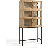Nova Oak & Metal Cabinet