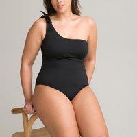 Asymmetric Tummy Toning Swimsuit