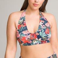 Floral Halterneck Bikini Top