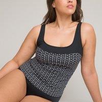 Graphic Print Tankini Top