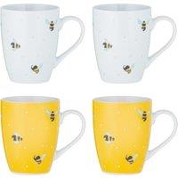 Set of 4 Bee Mugs