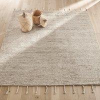 Neroli Berber Style Fringed Square Wool XL Rug