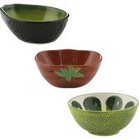 Set of 3 World Foods Dip Bowls