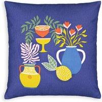 Citron Fruit 45 x 45cm Square Cotton Cushion Cover