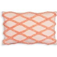 Gotland Textured Geometric Rectangular Cotton Cushion Cover