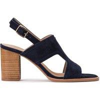 Suede Block Heel Sandals