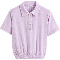 Towelling Polo Shirt in Cotton Mix