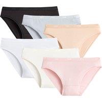 Pack of 6 Ecodim Les Pockets Knickers in Cotton