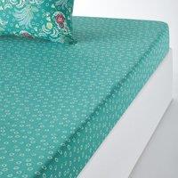 Ispahan Palmette 100% Washed Cotton Fitted Sheet