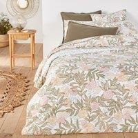 Dolce Floral 100% Cotton Percale 200 Thread Count Fitted Sheet for Deep Mattresses (30cm)