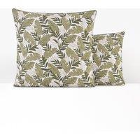 Palma Foliage 100% Cotton Percale 200 Thread Count Pillowcase