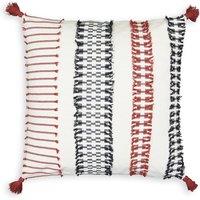 Garriga Square Graphic Tassel 100% Cotton Jacquard Pillowcase