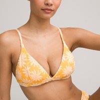 Floral Jacquard Bikini Top