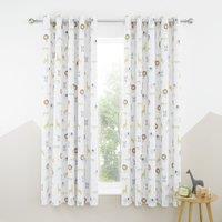 Roarsome Animals Eyelet Blackout Curtains 168x183cm