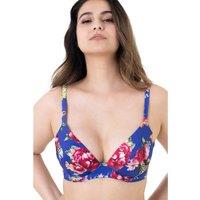 Campora Recycled Bikini Top in Floral Print