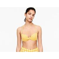 Ella Push-Up Bikini Top in Check Print
