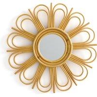 Nogu 45cm Diameter Daisy Rattan Mirror