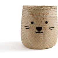 Renardo Animal Woven Straw Child's Basket