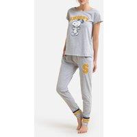 Cotton Mix Pyjamas with Short Sleeves