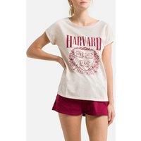 Cotton Mix Short Pyjamas with Short Sleeves