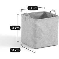 Lihoa Linen-Effect Cube Basket