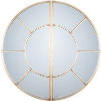 92cm Antique Gold Section Wall Mirror