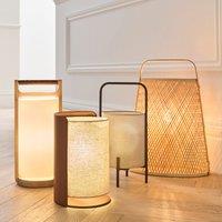 Braided Woven Bamboo Table Lamp