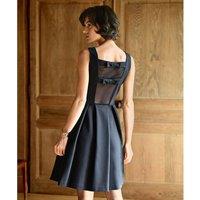 Sleeveless Mini Dress in Cotton Mix