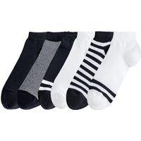 Pack of 6 Pairs of Trainer Socks in Cotton Mix