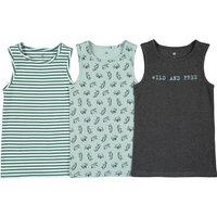 Pack of 3 Vest Tops in Cotton, 3-12 Years