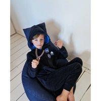 Astronaut Hooded Onesie in Cotton Mix