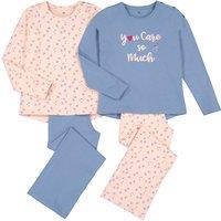 Pack of 2 Pyjamas in Cotton, 3-14 Years