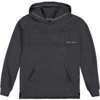 Embroidered Logo Cotton Hoodie, 10-16 Years