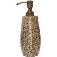 200ml Art Deco Gold Finish Soap Dispenser