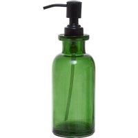 Green Glass Soap Dispenser