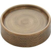 Art Deco Gold Finish Soap Dish