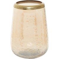 Dimpled Glass Gold Effect Tumbler