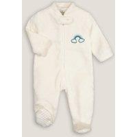 Embroidered Fleece Sleepsuit