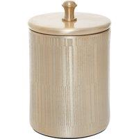 300ml Etched Line Champagne Finish Canister with Lid