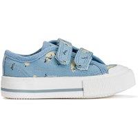 Kids Recycled Canvas Trainers with Touch 'n' Close Fastening