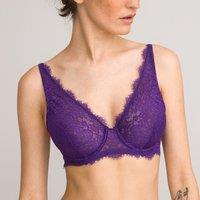 Eyelash Lace Halterneck Bra